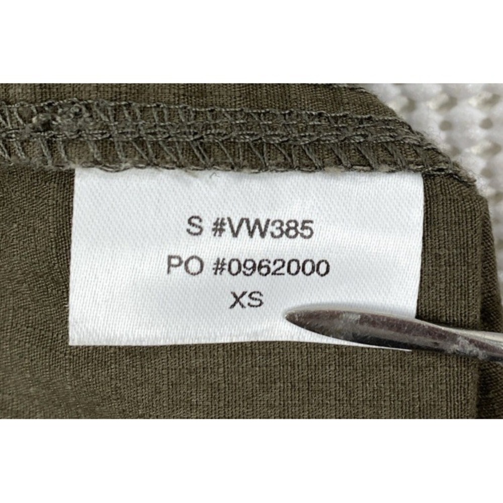 Vuori Ripstop Shorts Women's XS Green Raw Hem 3" Inseam - Picture 6 of 6